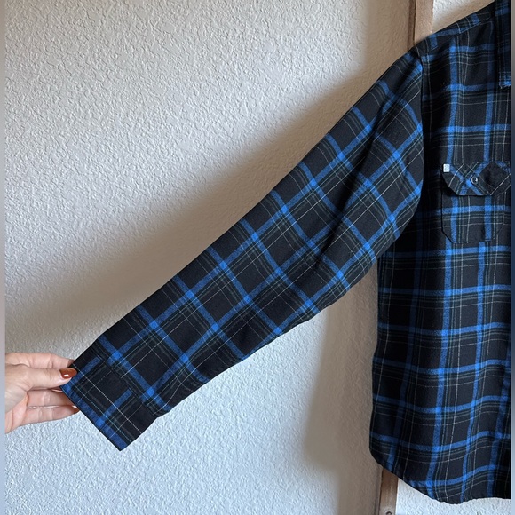 Element button down flannel boys sz: Large - Picture 3 of 6